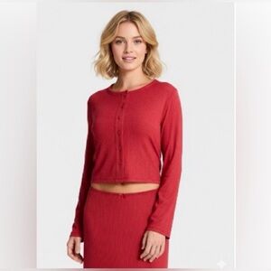 Auden soft ribbed cardigan size XXL